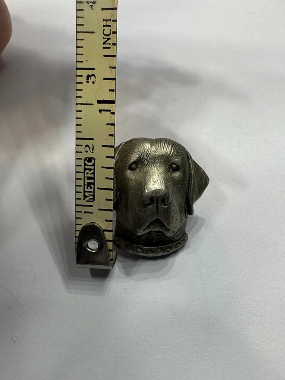 Pewter Labrador Lapel Pin Stamped TaT inc - Picture 5 of 8